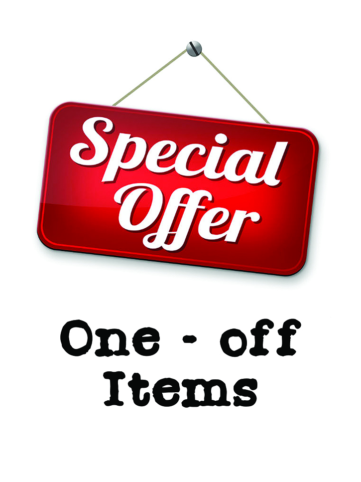 Special Offer on one-off items