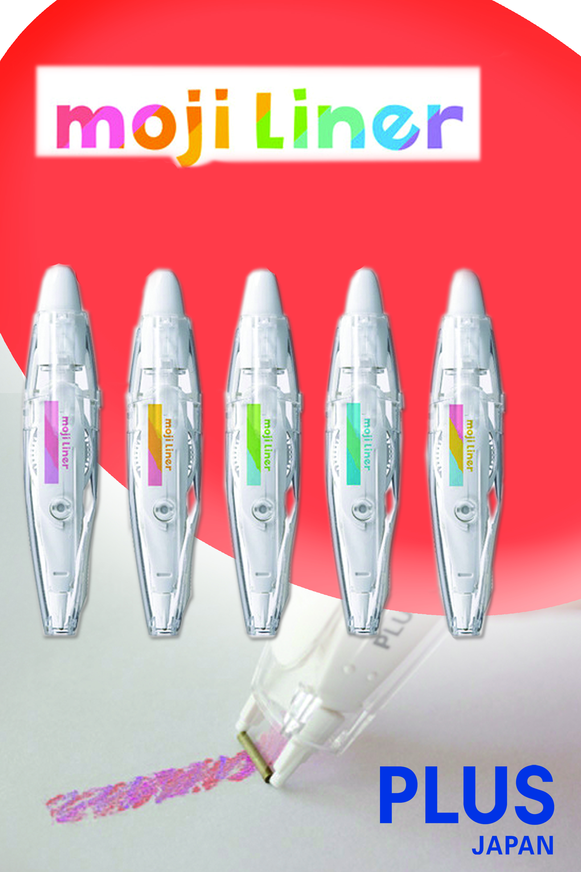 Introducing Moji Liner a Highlighter Tape by PLUS Japan